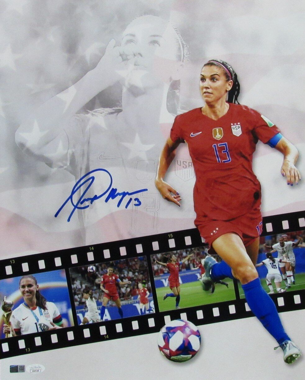 Alex Morgan US Women's Soccer Signed/Autographed 16x20 Photo JSA