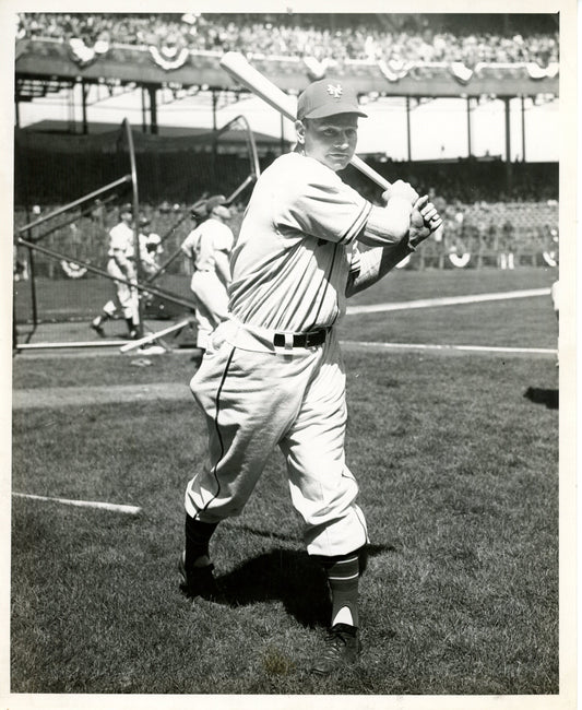 Walker Cooper 8x10 B/W 1946 Press Wire Photo New York Giants