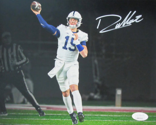 Drew Allar Autographed 8x10 Photo Penn State Nittany Lion JSA 182896