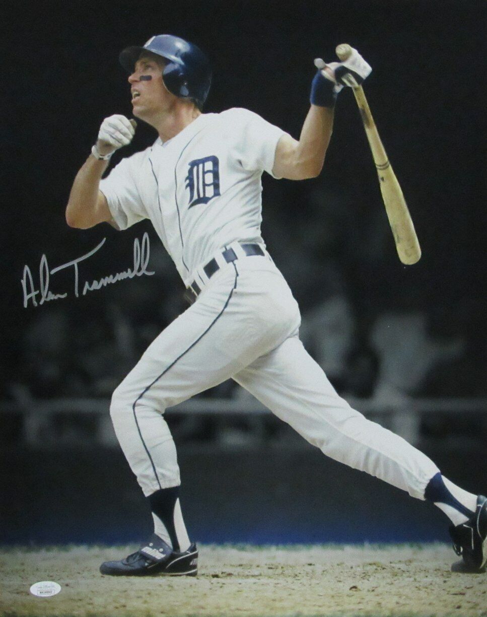 Alan Trammell HOF Detroit Tigers Signed/Autographed 16x20 Photo JSA 167238