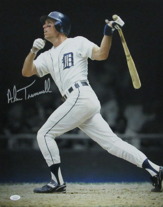 Alan Trammell HOF Detroit Tigers Signed/Autographed 16x20 Photo JSA 167238