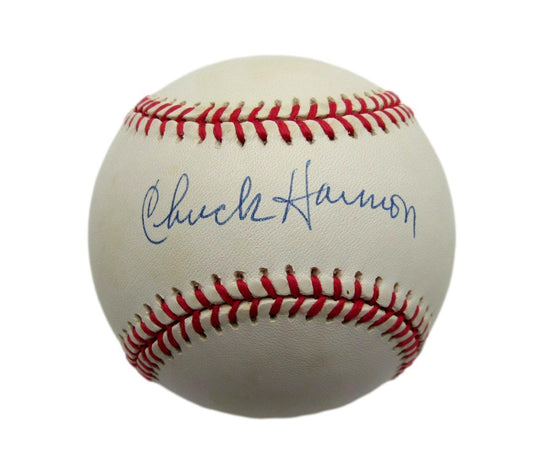 Chuck Harmon Signed OAL Baseball Reds 1st Black Player  League  Clowns PSA/DNA