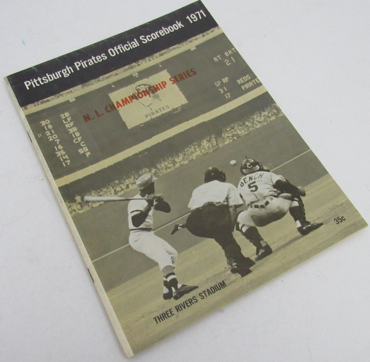 1971 Pittsburgh Pirates v. Reds Playoff NLCS  Baseball Program 128907