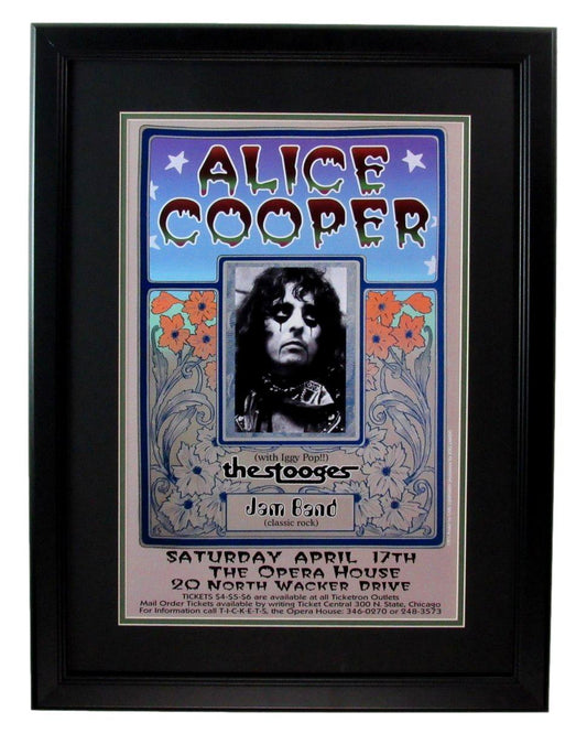 Alice Cooper Poster Framed 183651