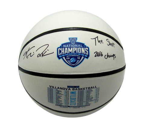 Kris Jenkins Autographed/Inscr Villanova 2016 NCAA Champs Basketball JSA 181875