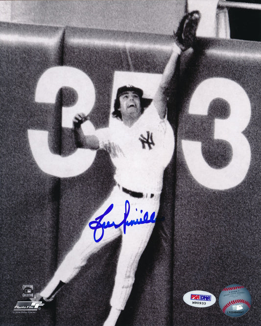 Lou Piniella Signed/Autographed 8x10 B/W Photo New York Yankees PSA/DNA 191876