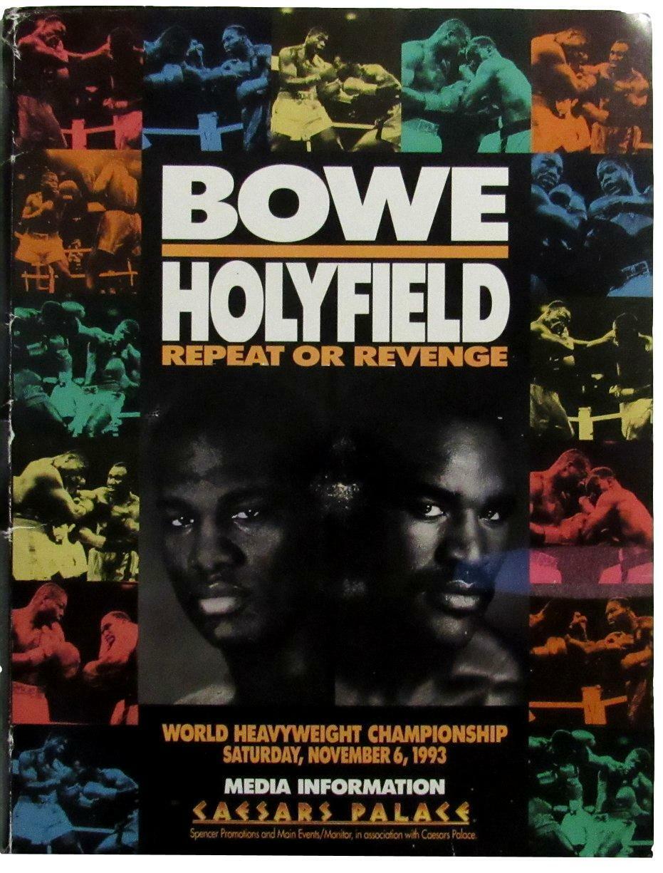 1993 World Heavyweight Championship Boxing Holyfield vs. Bowe Press Kit 167448