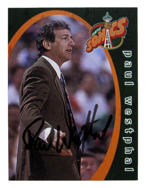 Paul Westphal Seattle Supersonics Autographed/Signed 4x5 Postcard