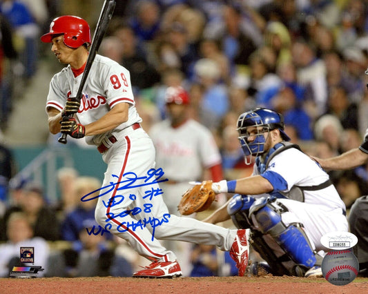 So Taguchi 2008 World Series Phillies Signed/Autographed 8x10 Photo JSA 153819