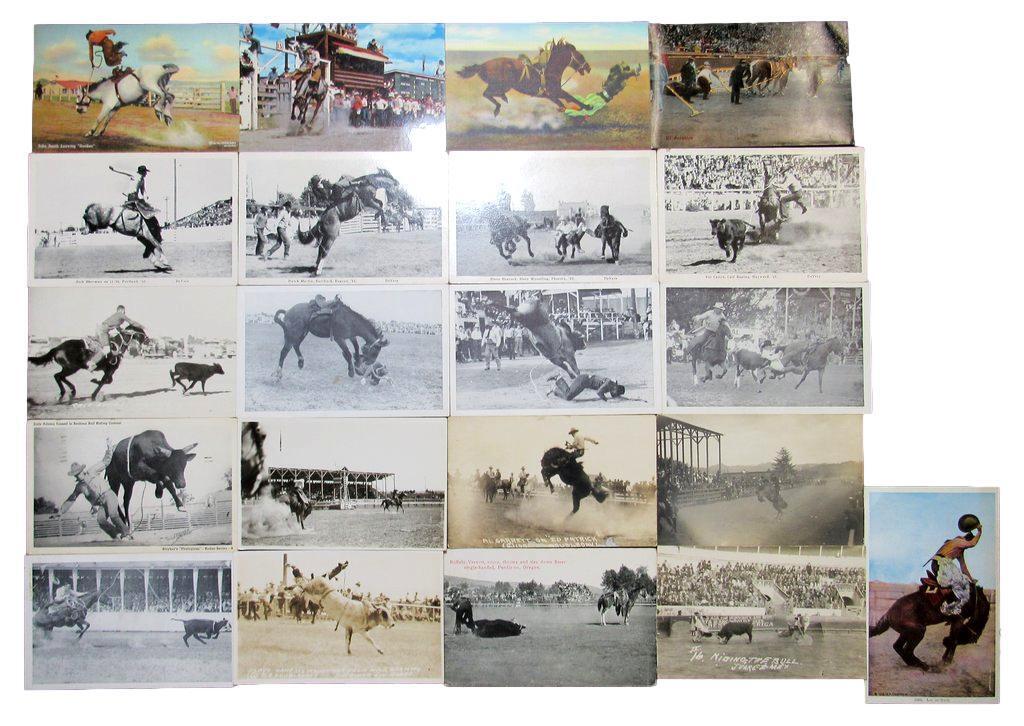 Lot of 21 Vintage Early 1900's thru 1950 Spanish Bullfighting Postcards