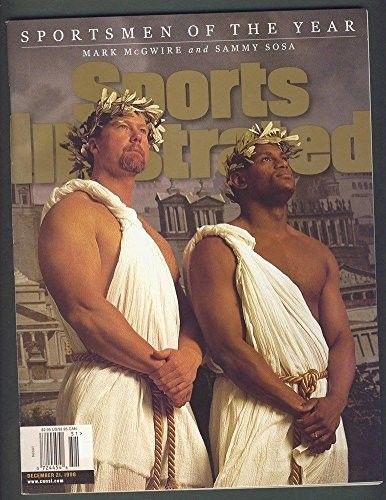 12/21/98 Sports Illustrated SI NO LABEL McGwire Cardinals Sosa Cubs Sportsmen