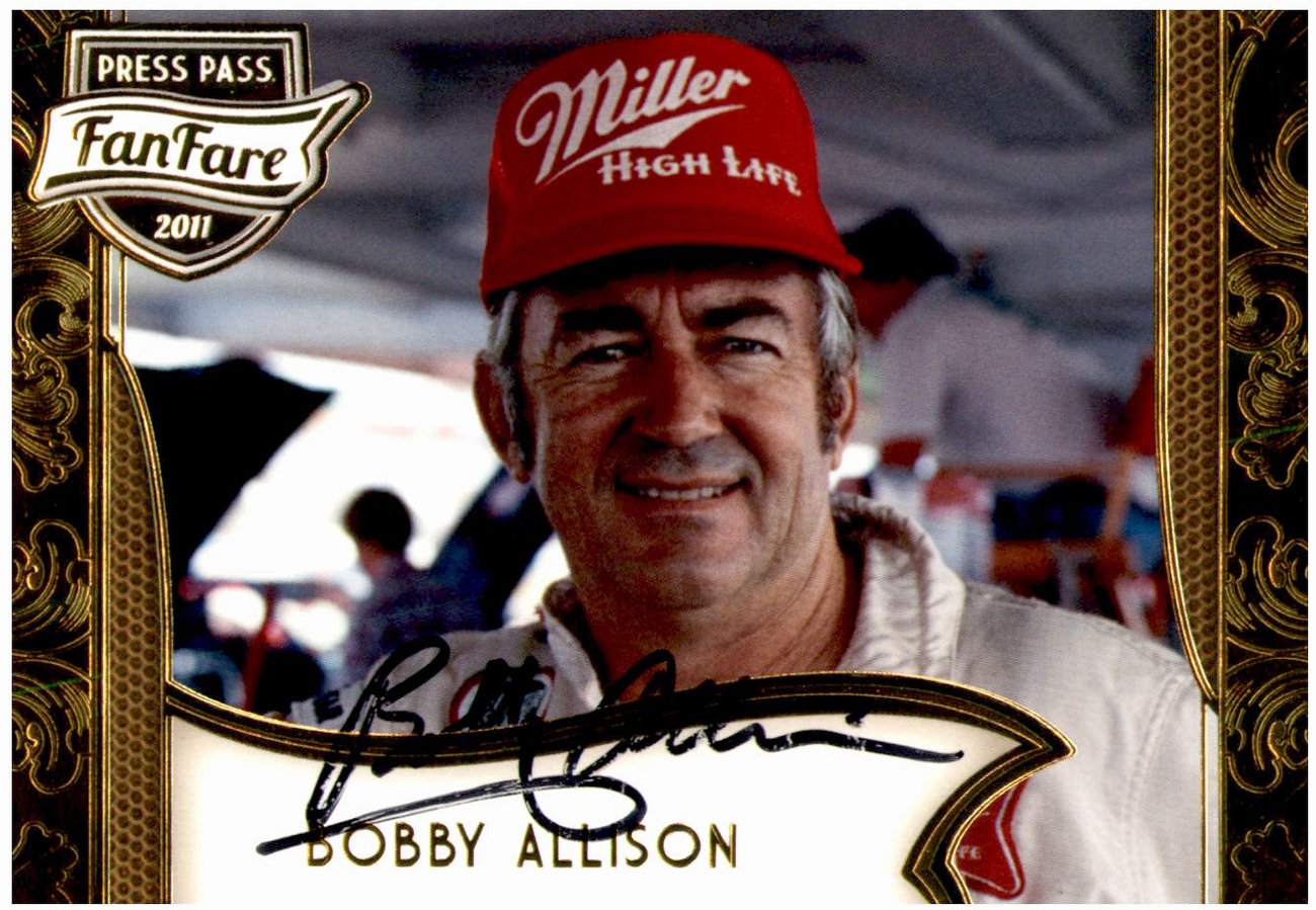 Bobby Allison Nascar Racing Legend Signed 2011 Press Pass Trading Card 153933