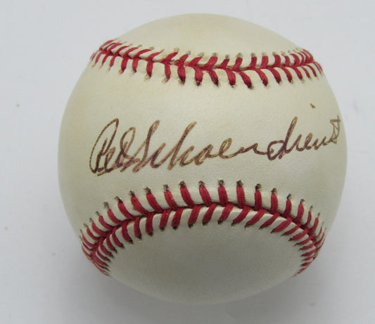 Red Schoendienst HOF Signed/Autographed ONL Baseball Cardinals PSA/DNA 191647