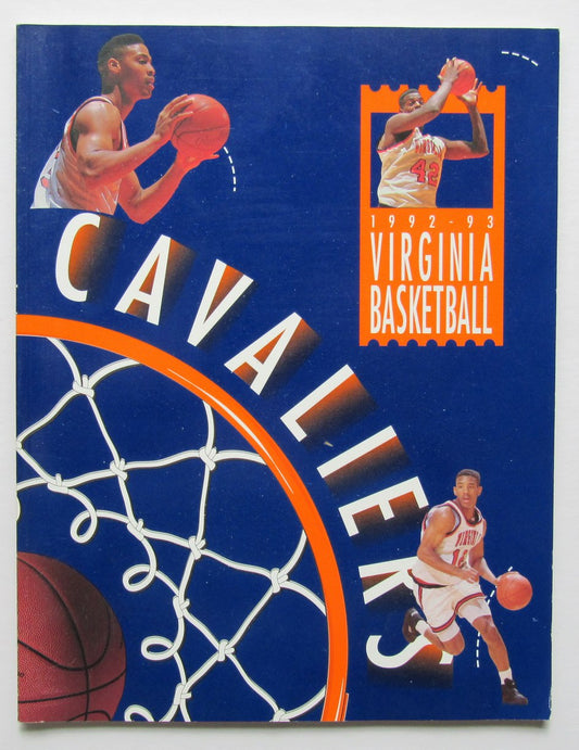 1992-93 Virginia Cavaliers Men's Basketball Media Guide C. Alexander 181318