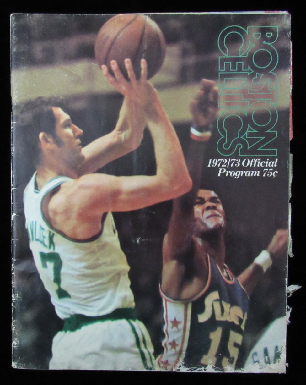 1972/73 Basketball Game Program Boston Celtics vs. Atlanta Hawks 189166