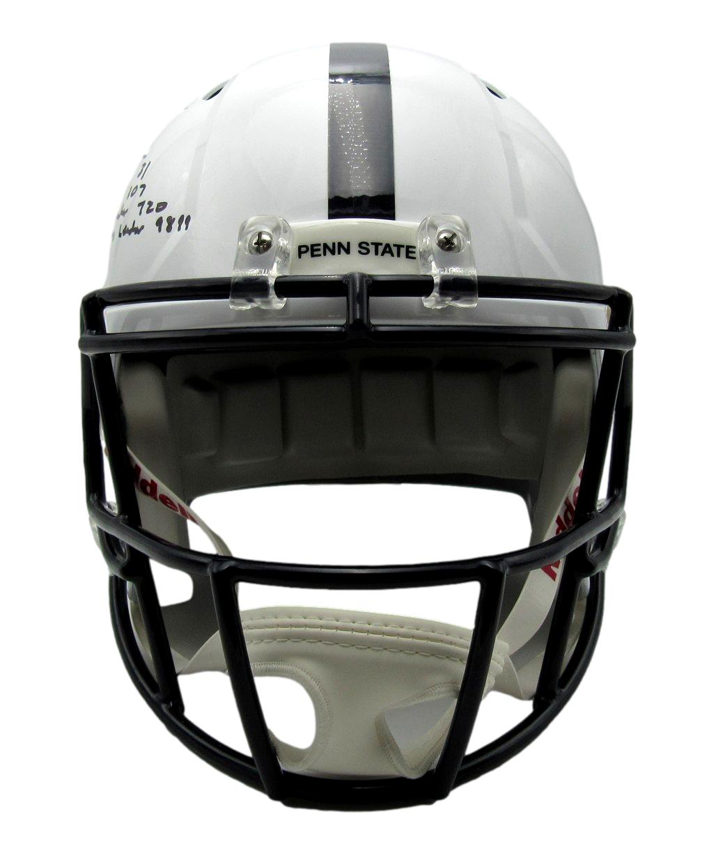 Trace McSorley Signed/Ins Full Size Speed Replica Football Helmet PSU JSA 190345