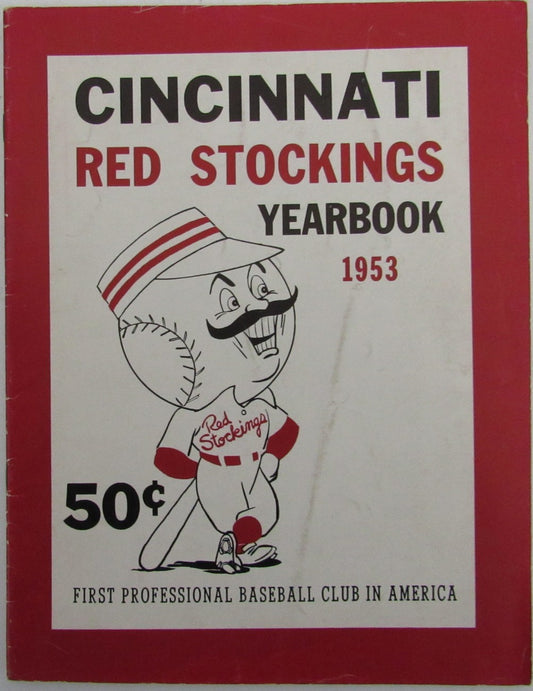 Vintage 1953 Cincinnati Red Stockings Yearbook