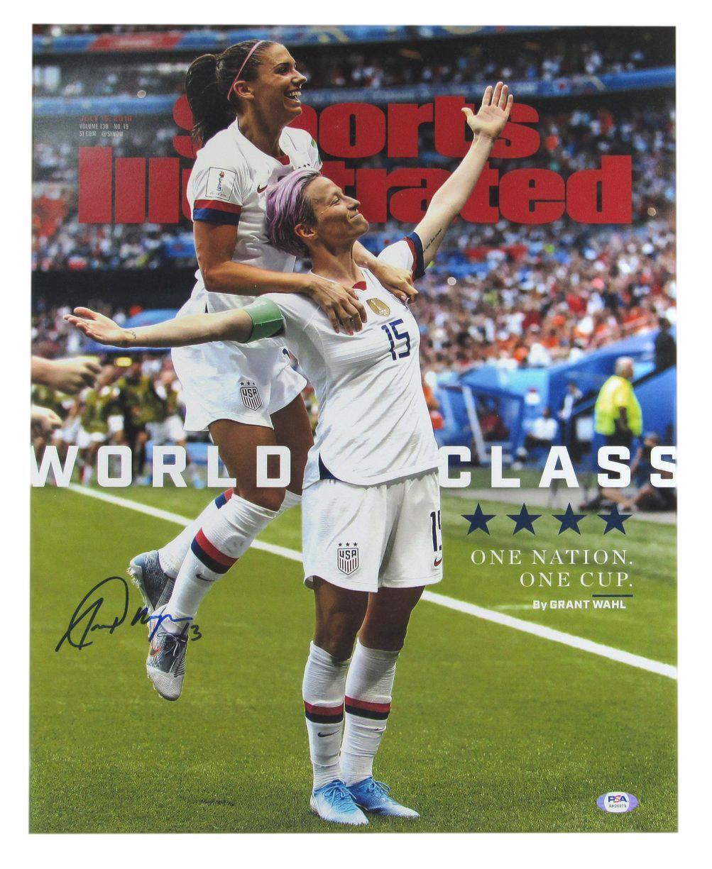 Alex Morgan US Womens Soccer Signed/Autographed 16x20 Photo PSA/DNA 162179