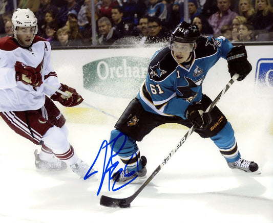 Justin Braun San Jose Sharks Signed/Autographed 8x10 Photo 153366