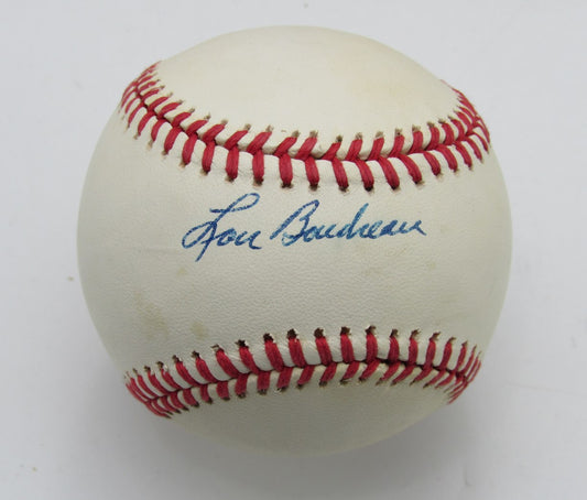 Lou Boudreau HOF Signed/Auto OAL Baseball Cleveland Indians PSA/DNA 191660