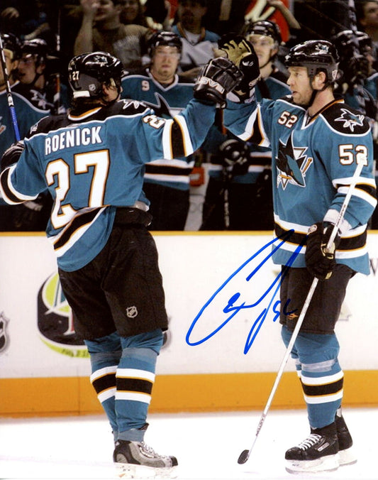 Craig Rivet San Jose Sharks Signed/Autographed 8x10 Photo 153371