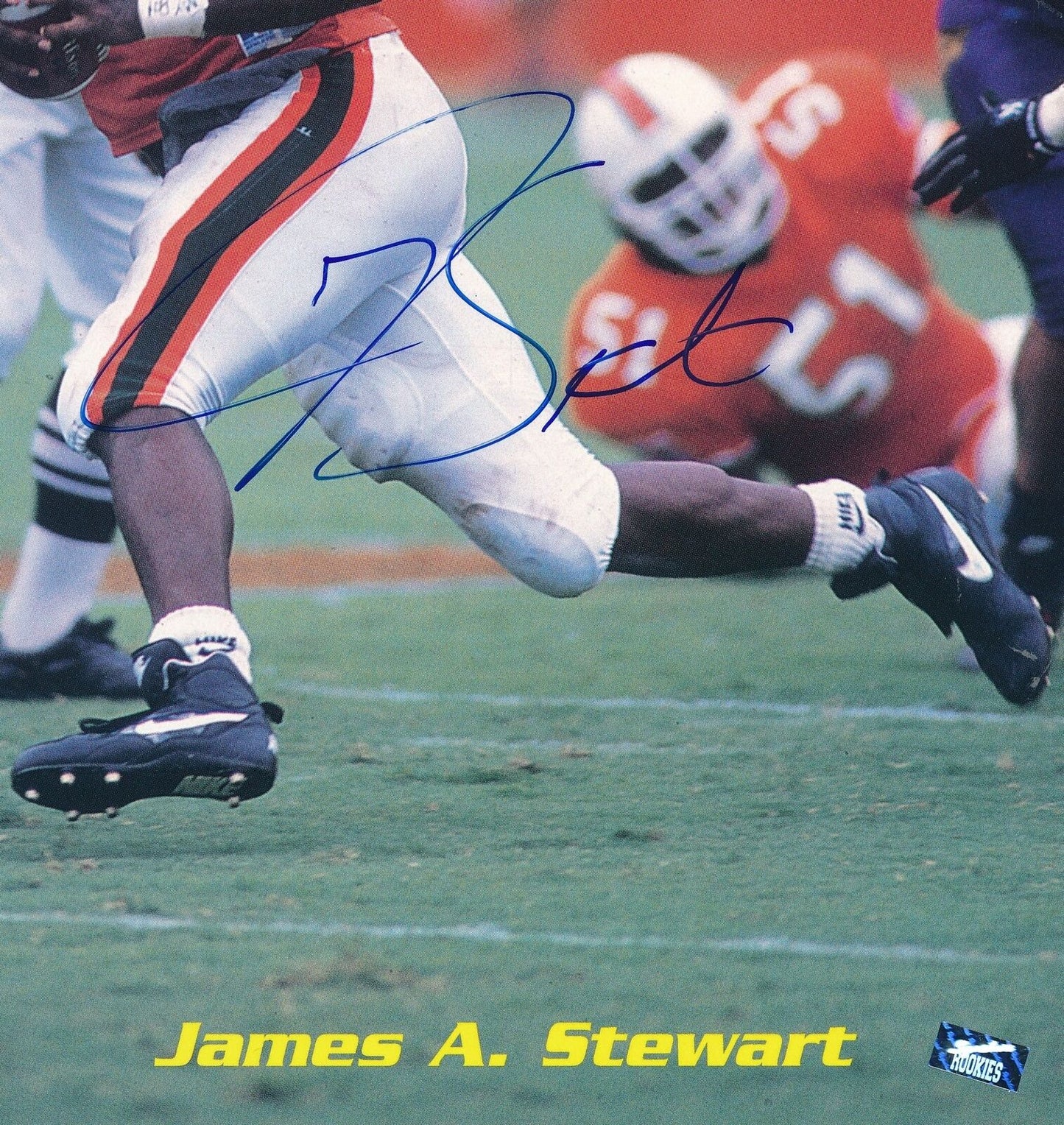 James A. Stewart Autographed Signature Rookies 8x10 Photo University of Miami