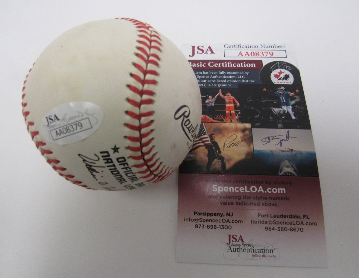 Jason Grimsley Yankees/Indians Signed ONL Baseball JSA 138088