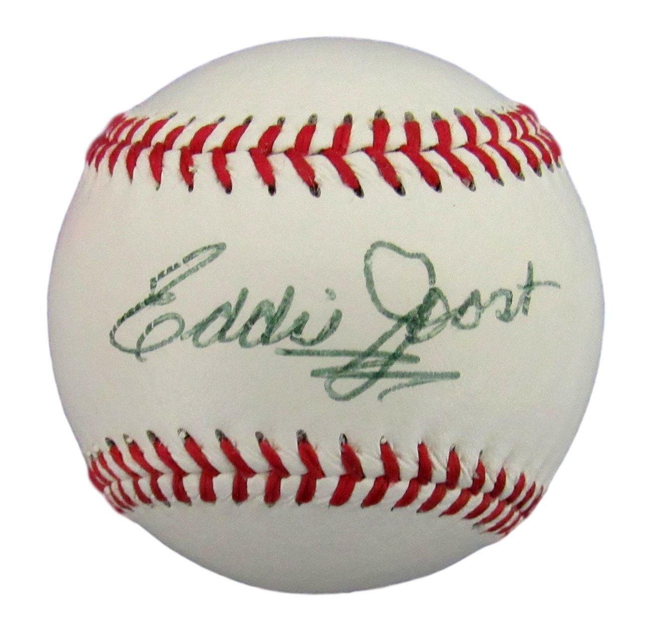 Eddie Joost Philadelphia Athletics Signed Dixie Youth Baseball PSA/DNA 154736