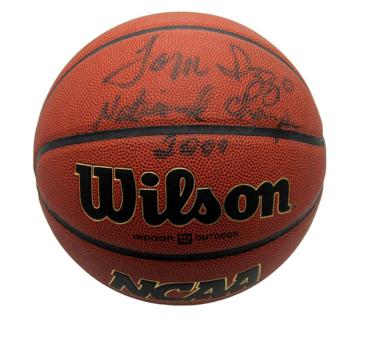 Tom Izzo Signed/Inscribed Wilson NCAA Basketball Michigan State PSA/DNA 188772