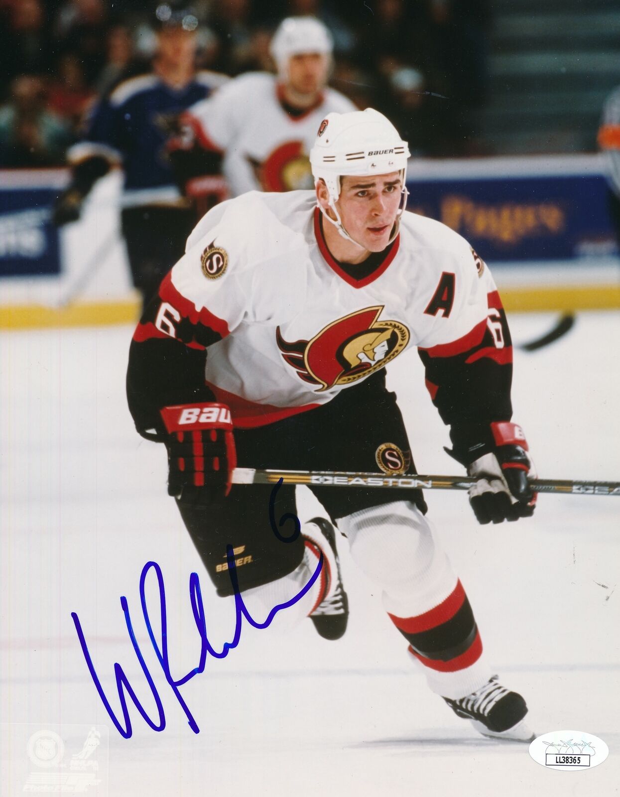 Wade Redden Ottawa Senators Signed/Autographed 8x10 Photo JSA 157642