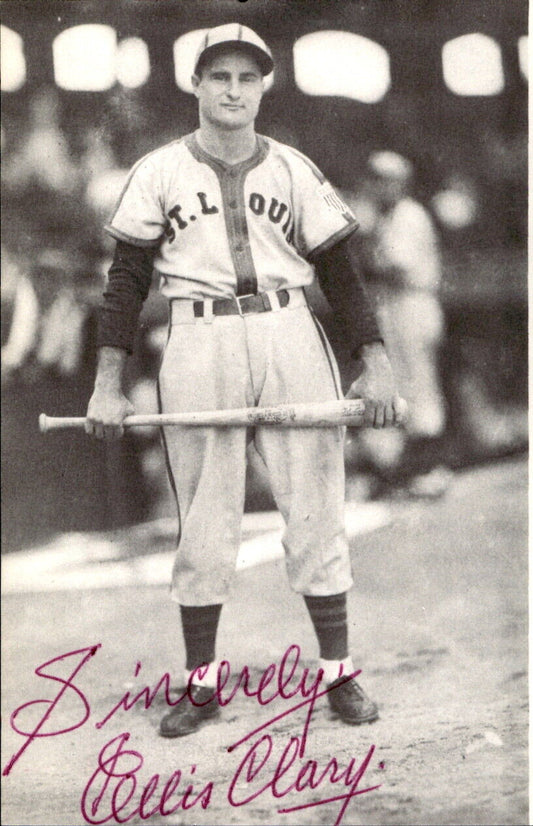 Ellis Clary Browns d. 2000 Signed/Autographed 3x5  Photo 178130