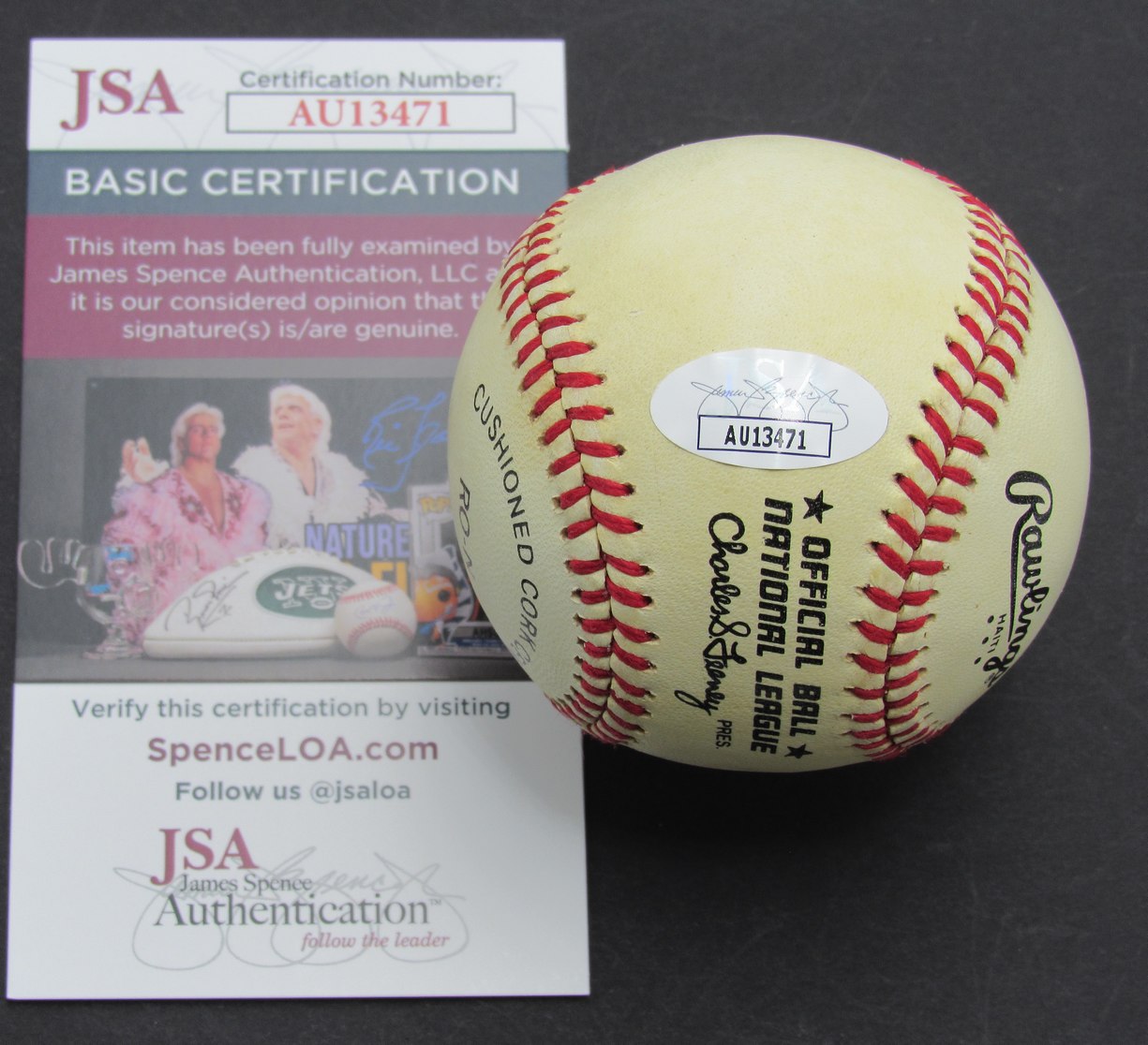 Ray Knight Mets/Reds Signed/Autographed Rawlings ONL Baseball JSA 189853