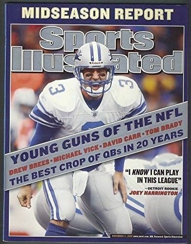 11/11/02 Sports Illustrated SI NO LABEL Joey Harrington Detroit Lions