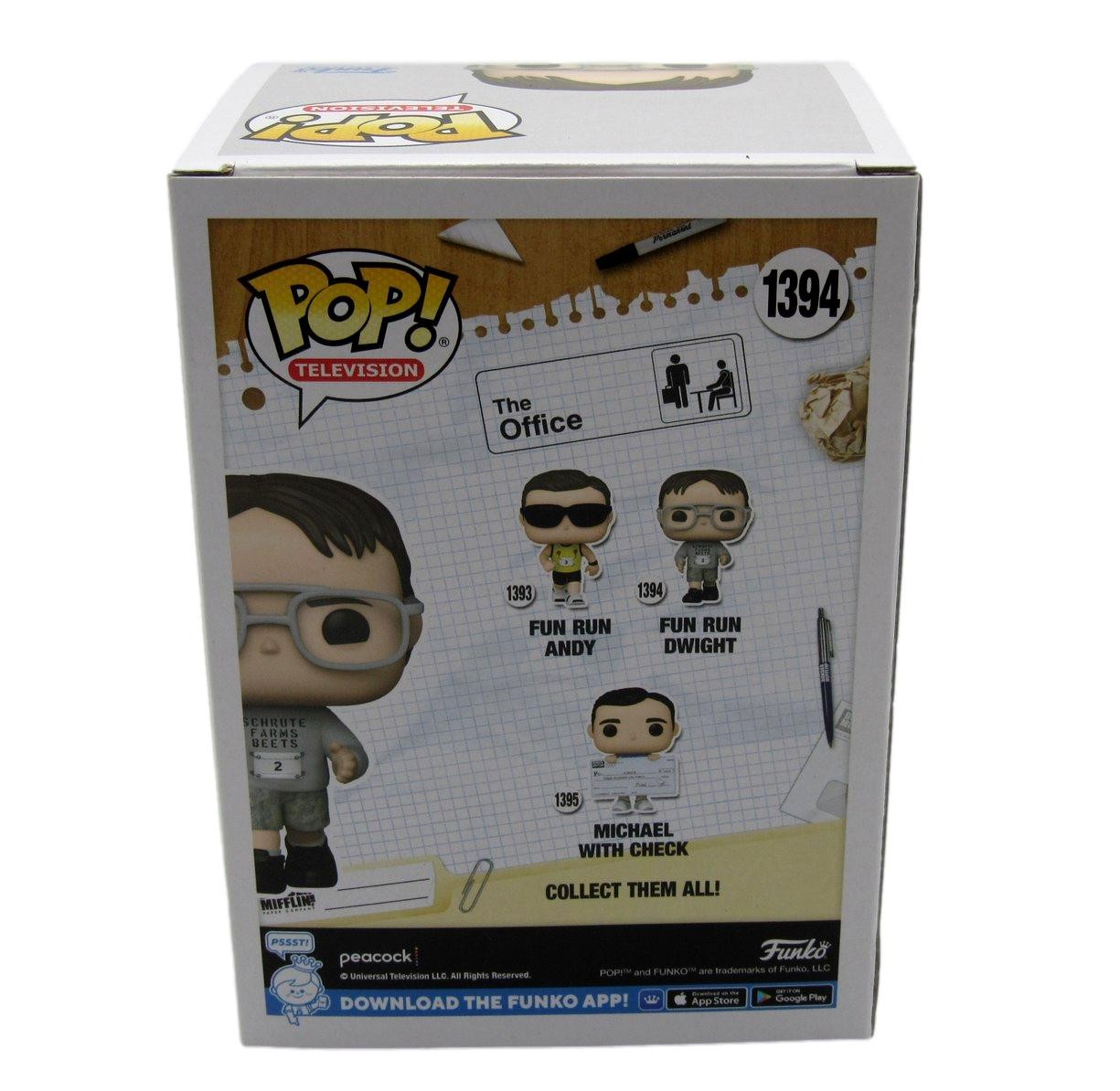 Rainn Wilson Autographed Funko Pop! #1394 Figurine "The Office" JSA 184713