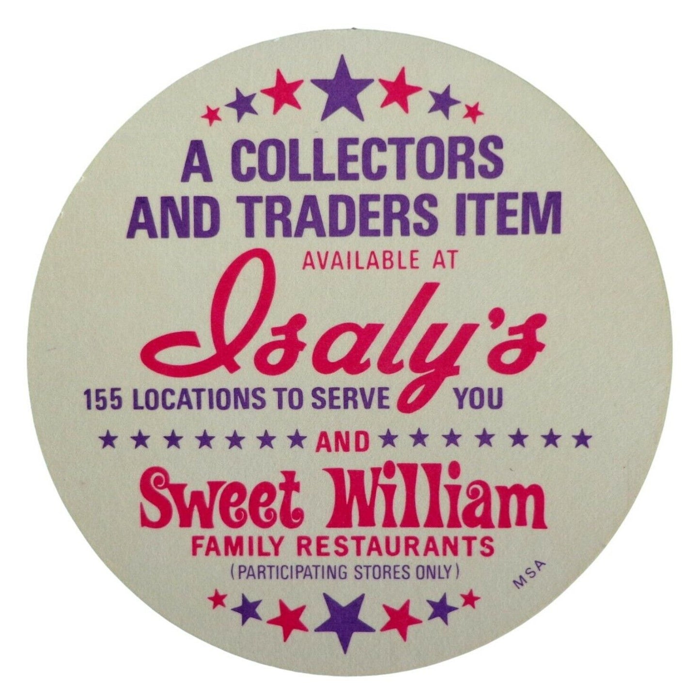 Lot of 10 - 1976 MSA Isaly's Discs Hank Aaron HOF Atlanta Braves Gem Mint 153883