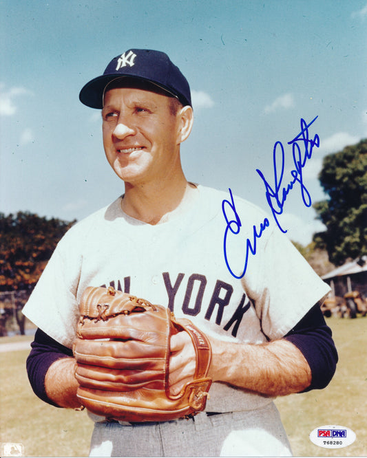 Enos Slaughter HOF Signed/Autographed 8x10 Photo New York Yankees PSA/DNA 191867