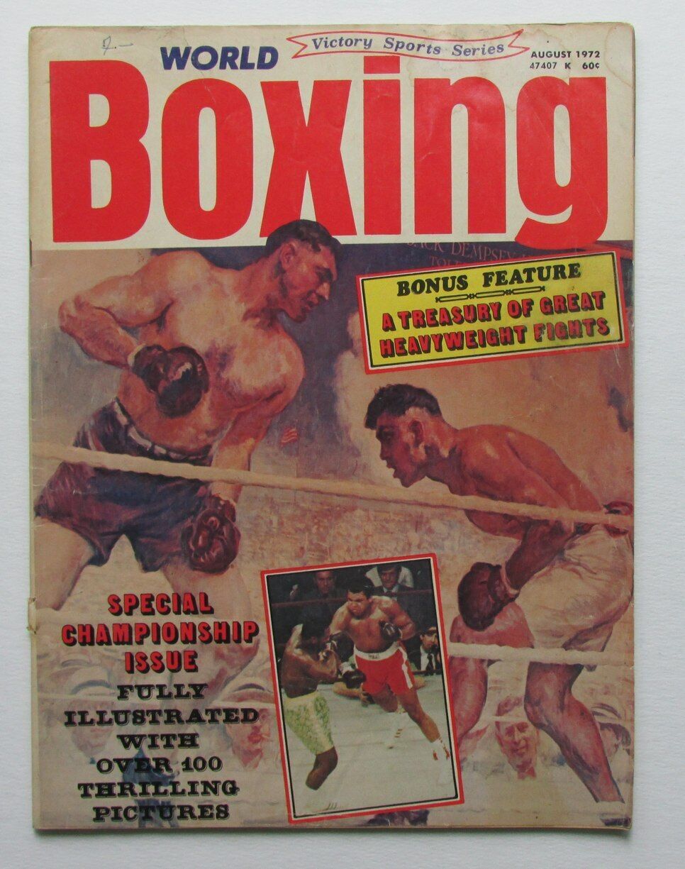 August 1972 World Boxing Magazine Muhammad Ali 167897