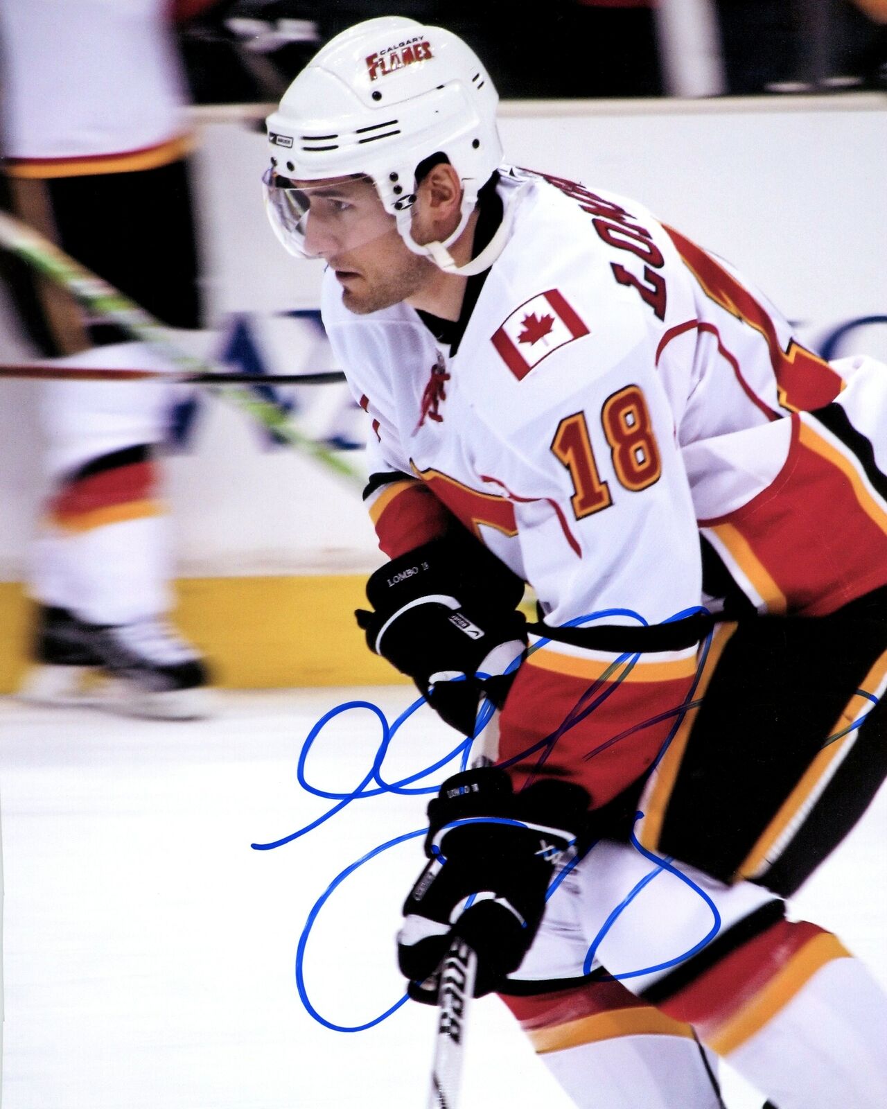 Matthew Lombardi Calgary Flames Signed/Autographed 8x10 Photo 153075