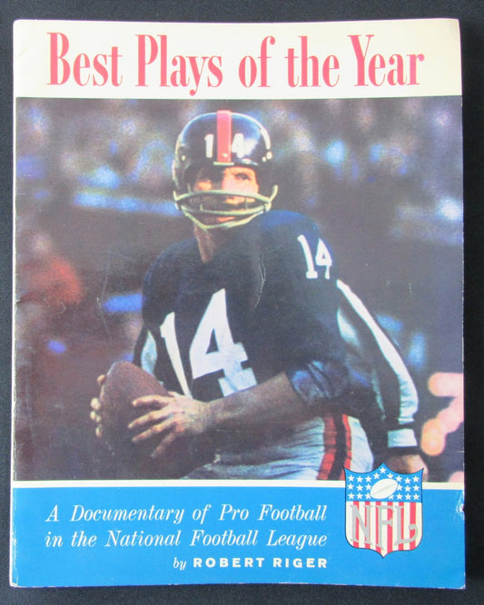 1963 Best Plays of the Year Football Magazine Y.A. Tittle on Cover 190393