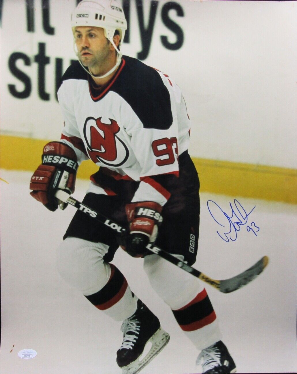 Doug Gilmour New Jersey Devils Signed/Autographed 16x20 Photo JSA 156132