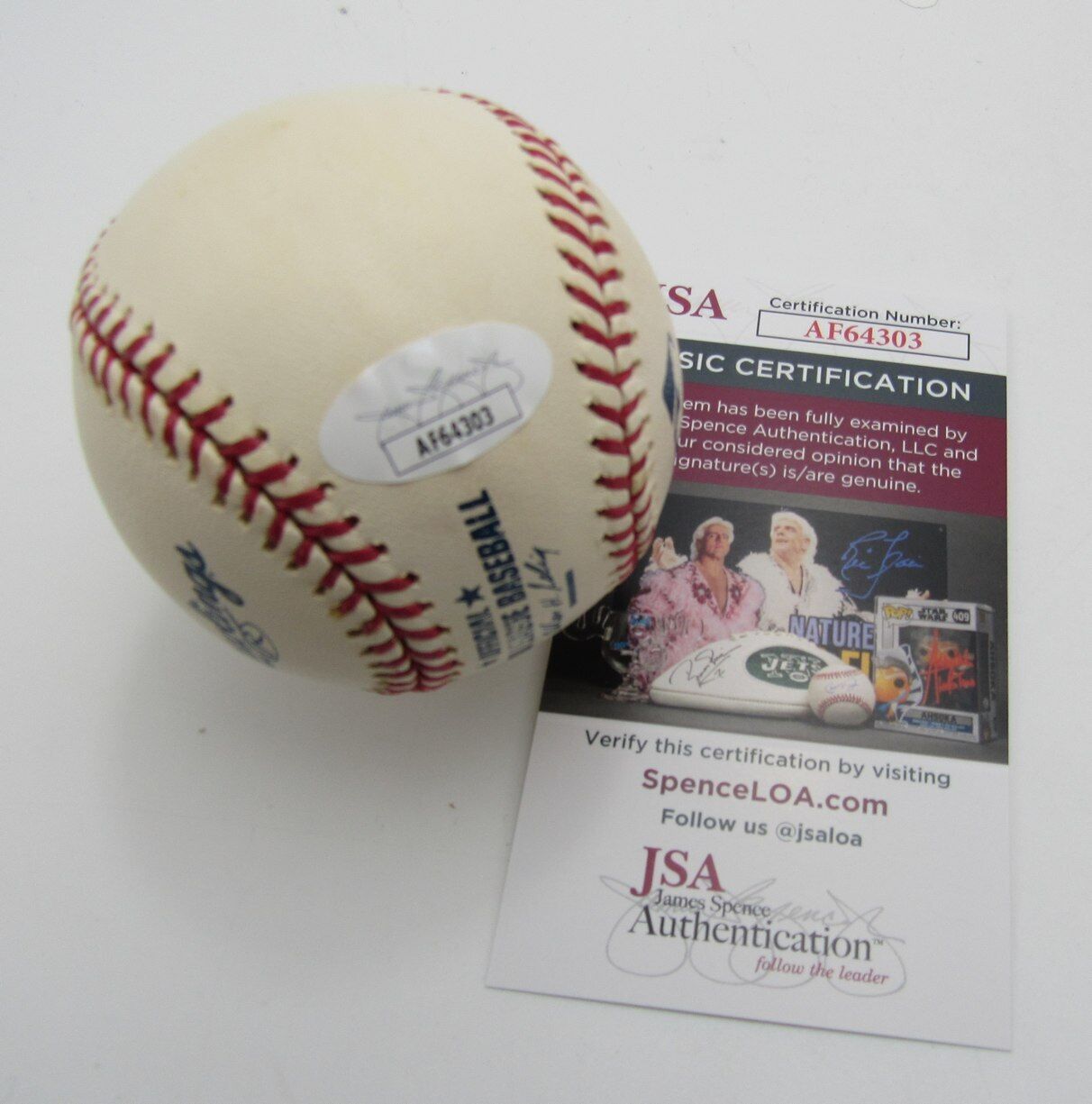 Morgan Wootten HOF Autographed OML Baseball DeMatha Basketball Coach JSA