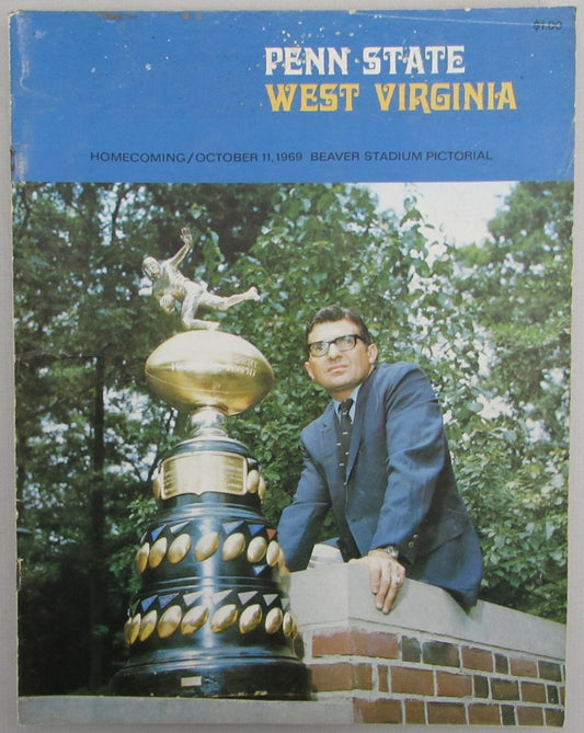 October 11, 1969 Penn State vs. West Virginia Homecoming Game Program 192975