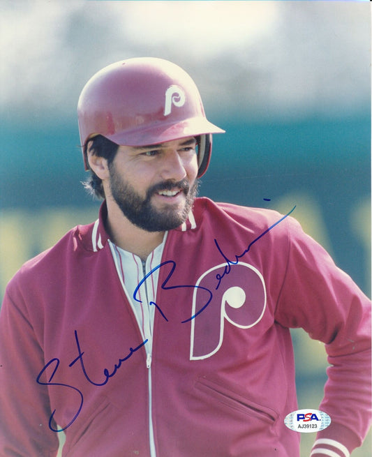 Steve Bedrosian Philadelphia Phillies Signed/Auto 8x10 Photo PSA/DNA 164356