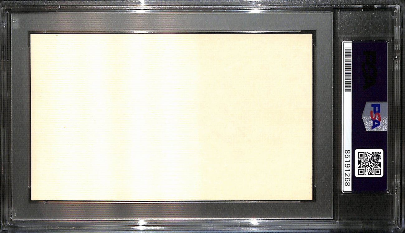 Carlton Fisk HOF Signed/Auto 3x5 Index Card Boston Red Sox PSA/DNA 187234