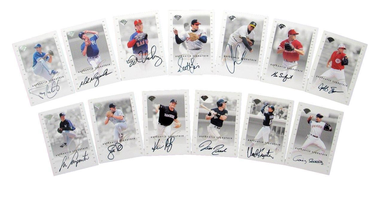 Lot of 13 Donruss Leaf 1996 Signature Series Signed/Autographed Cards