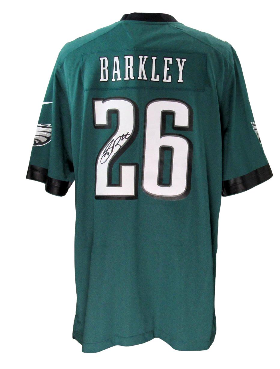 Saquon Barkley Autographed Nike Football Jersey Philadelphia Eagles Beckett 0150