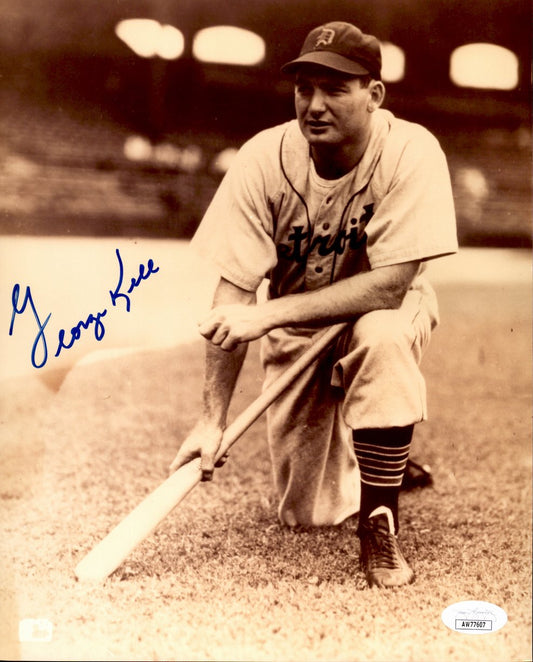 George Kell HOF Signed/Autographed 8x10 Photo Detroit Tigers JSA 191384