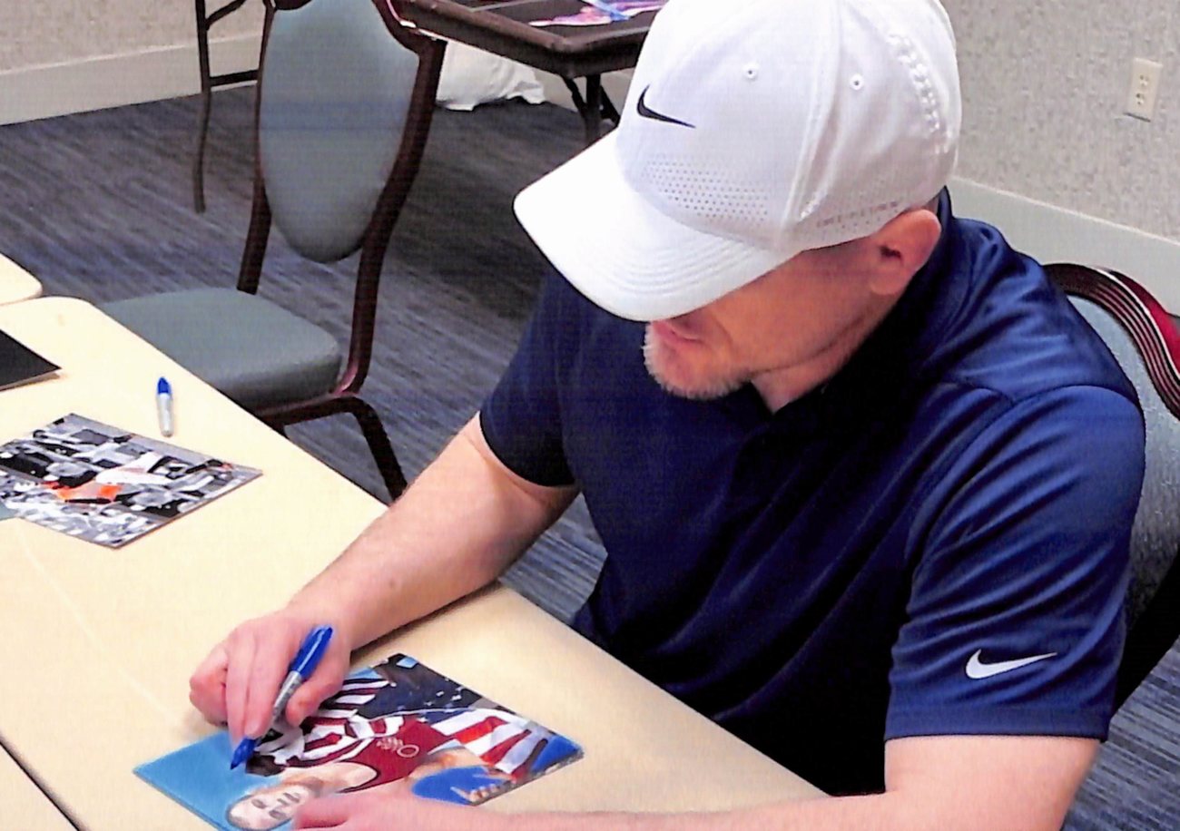 Cael Sanderson Signed/Autographed 8x10 Photo Penn State Wrestling JSA 193167