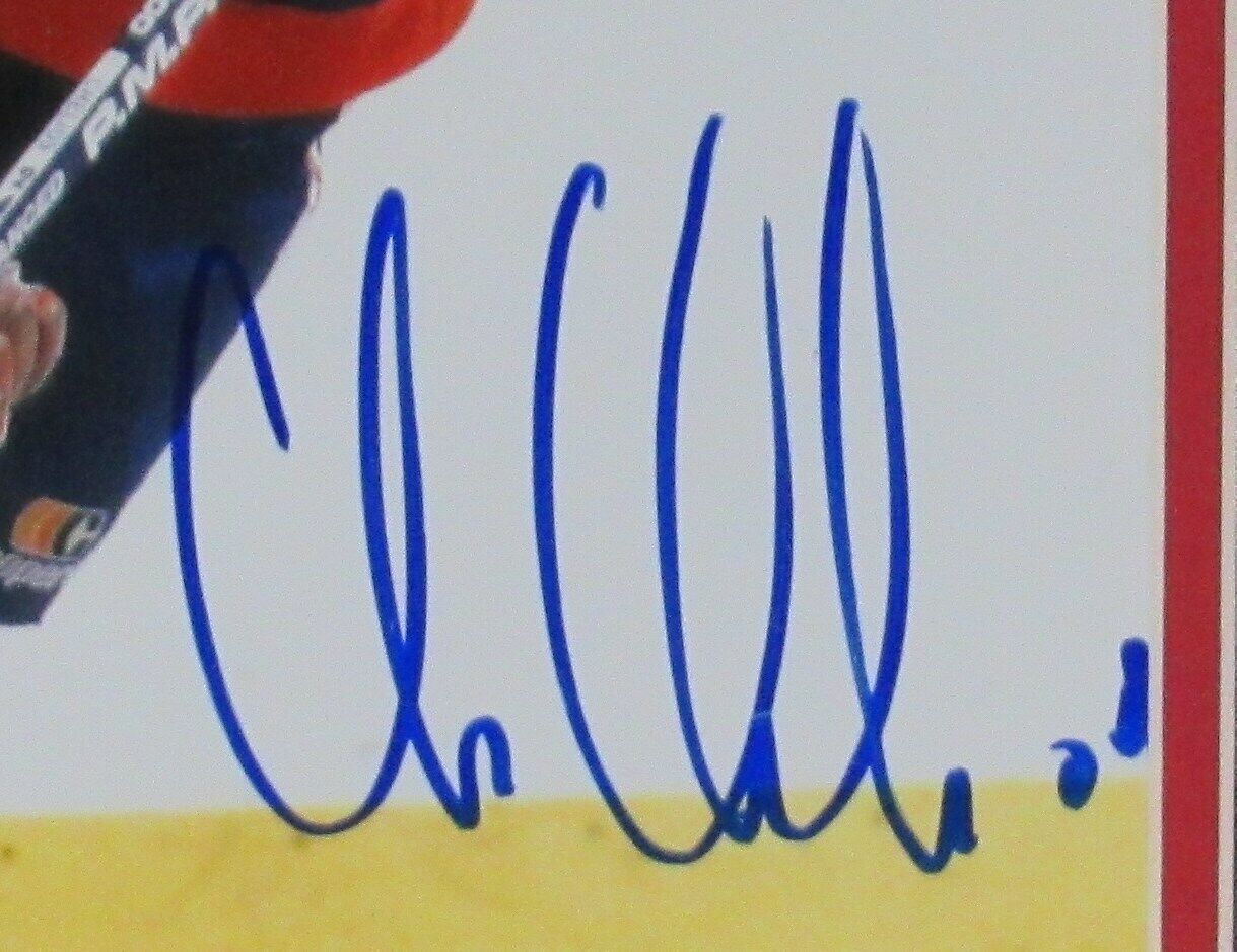 Chris Chelios HOF Montreal Canadiens Signed/Auto 8x10 Photo Framed JSA 161348