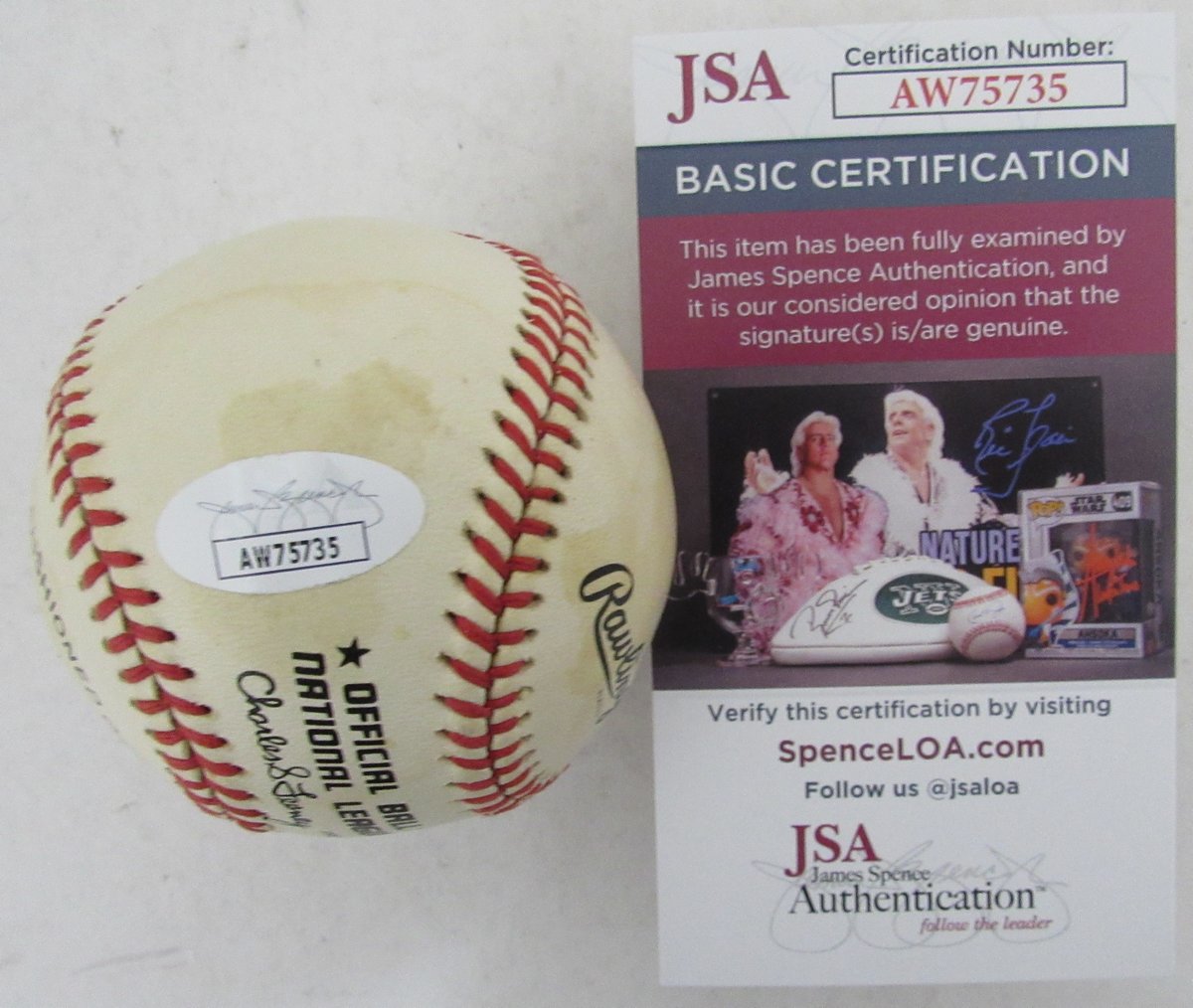 Dave Kingman Signed/Autographed ONL Baseball New York Mets JSA 192432